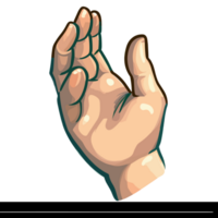 Hand icon clipart transparent background png