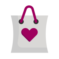 cute eco-friendly bag illustration icon png