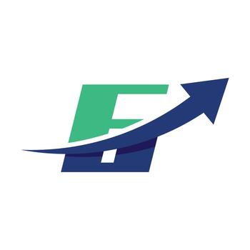 numérico 6 6 flecha logo vector