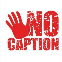 no caption vector text