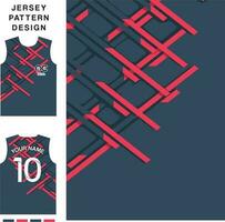 red resumen concepto vector jersey modelo modelo para impresión o sublimación Deportes uniformes fútbol americano vóleibol baloncesto e-sports ciclismo y pescar gratis vector.