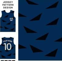 triángulo concepto vector jersey modelo modelo para impresión o sublimación Deportes uniformes fútbol americano vóleibol baloncesto e-sports ciclismo y pescar gratis vector.