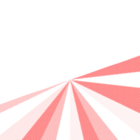 Red and white sunburst png