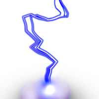 Lightning blue thunder png