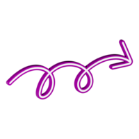 3d curved arrow png