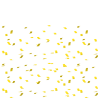 oro papel picado partículas png