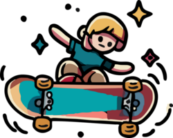 Skateboarding png Grafik Clip Art Design