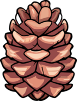 pine cone png graphic clipart design