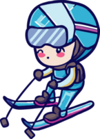 skiing png graphic clipart design