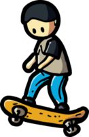 skateboarden PNG grafisch clip art ontwerp