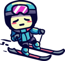 skiing png graphic clipart design