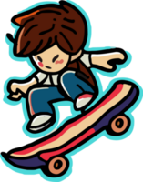 Skateboarding png Grafik Clip Art Design