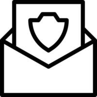 Ilustración de vector de correo en un fondo. Símbolos de calidad premium. Iconos vectoriales para concepto y diseño gráfico.