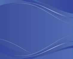 blue curve frame abstract background vector