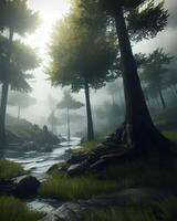 forest aesthetic graphic art photo