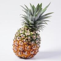 Tropical fruit pineapple in isolation ,. photo