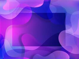 Gradient color abstract fluid art background can be used as banner or poster design. vector