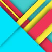Blue, Red and Yellow Color Layout Material Design Background. vector