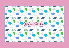 Cute seamless pattern vector