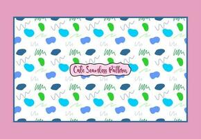 Cute seamless pattern vector