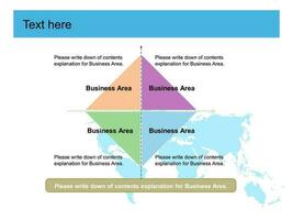 Business and finance presentation templates vector