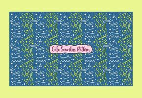 Cute seamless pattern vector
