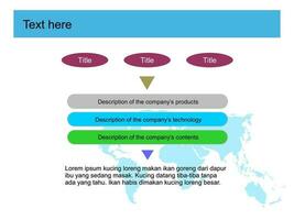 Business and finance presentation templates vector