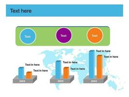 Business and finance presentation templates vector