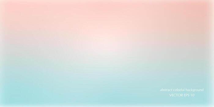 Modern complex gradient background in peach and blue colors vector