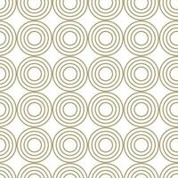 Modern vector seamless illustration. Linear gold pattern on a white background. Ornamental pattern for leaflets, printing, wallpaper, backgrounds