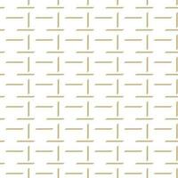 Modern vector seamless illustration. Linear gold pattern on a white background. Ornamental pattern for leaflets, printing, wallpaper, backgrounds