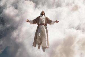 Ascension day of jesus christ or resurrection day of son of god. Good friday. Ascension day concept by photo