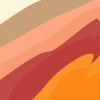 Abstract background texture of wave lines in trendy autumn and cozy caramel shades. Autumn season. vector