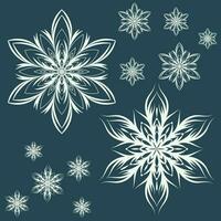 Mandala vector illustration element. Floral ornament background.