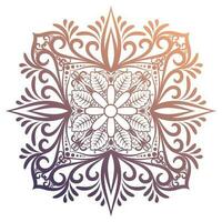 Mandala vector illustration element. Floral ornament background.