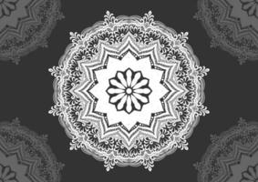 mandala vector ilustración elemento. floral ornamento antecedentes. vector eps 10