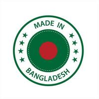 Made in Bangladesh vector trust badge logo design. Made in the Bangladesh logo