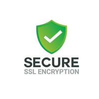 Secure Ssl Encryption Logo, Secure Connection Icon Vector Illustration, Ssl Certificate Icon, Secure SSL Encryption Vector Illustration. Logo design