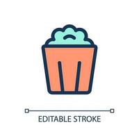 Cinema location pixel perfect RGB color ui icon. Motion-picture theater. Simple filled line element. GUI, UX design for mobile app. Vector isolated pictogram. Editable stroke