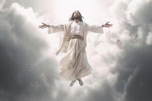 Ascension day of jesus christ or resurrection day of son of god. Good friday. Ascension day concept by photo