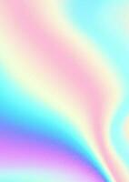 Multicolored bright background with iridescent tints of color. Holographic effect, color gradient transitions.1 vector