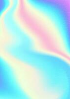 Multicolored bright background with iridescent tints of color. Holographic effect, color gradient transitions.1 vector