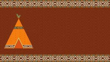 native american day background design vector