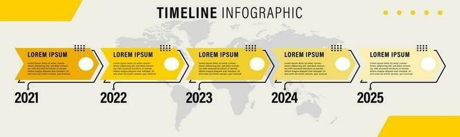 modern business infographic steps template background design vector