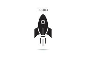 Rocket icons vector illustration on background