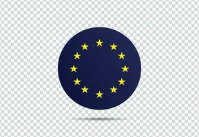 Europe flag  vector illustration graphic on background