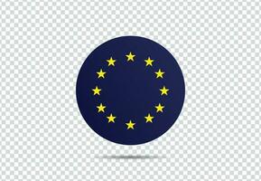 Europe flag  vector illustration graphic on background