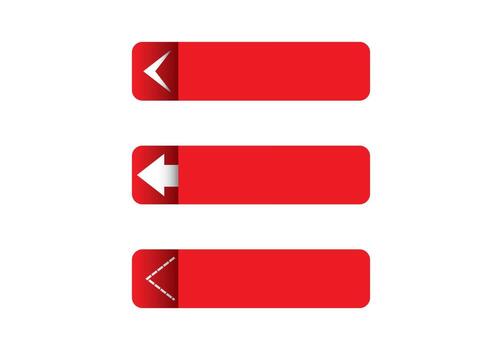 Button Blank set vector illustration on background