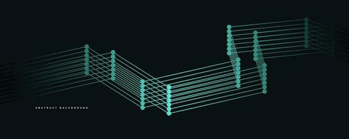 oscuro resumen antecedentes con brillante ondas. brillante Moviente línea diseño elemento. moderno azul púrpura degradado fluido ola línea. futurista tecnología concepto. vector ilustración