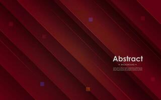 abstract dark red simple pattern 3d look cool design geometric background. eps10 vector
